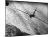 Gun Camera Photo of a Mig-15 Being Attacked by a USAF Fighter During the Korean War, 1950-53-null-Mounted Photo