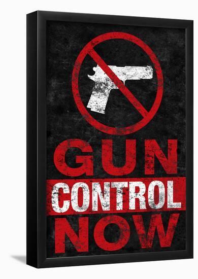 Gun Control Now-null-Framed Poster