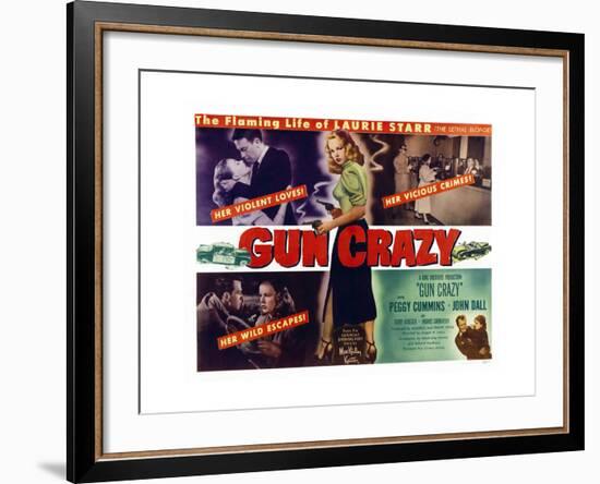 Gun Crazy (aka Deadly Is the Female)-null-Framed Art Print