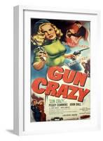 Gun Crazy, Berry Kroeger, Peggy Cummins, John Dall, 1950-null-Framed Art Print