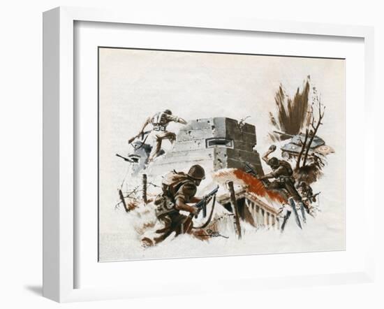 Gun Emplacement-Raoul Auger-Framed Art Print