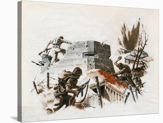 Gun Emplacement-Raoul Auger-Stretched Canvas