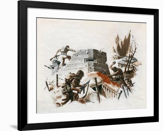 Gun Emplacement-Raoul Auger-Framed Art Print