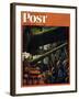 "Gun Factory," Saturday Evening Post Cover, November 18, 1944-Robert Riggs-Framed Giclee Print