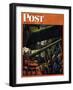 "Gun Factory," Saturday Evening Post Cover, November 18, 1944-Robert Riggs-Framed Giclee Print