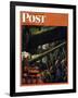 "Gun Factory," Saturday Evening Post Cover, November 18, 1944-Robert Riggs-Framed Giclee Print