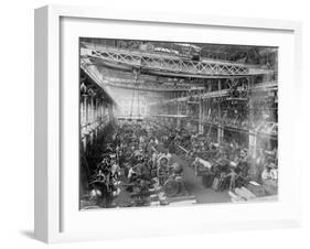 Gun Shops, Krupps, Essen, 1917-null-Framed Photographic Print