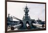 Gun Turrets of the U.S.S. Iowa-Jacques M. Chenet-Framed Photographic Print