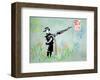 Gun-Banksy-Framed Giclee Print