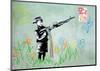 Gun-Banksy-Mounted Giclee Print