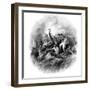 Gunboat Encounter Between Nelson and Don Miguel Tyrason, 1797-George Greatbatch-Framed Giclee Print
