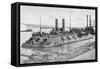 Gunboat, The Cairo-null-Framed Stretched Canvas