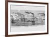 Gunboats Shell Island #10 on the Mississippi-Frank Leslie-Framed Premium Giclee Print