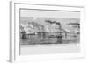 Gunboats Shell Island #10 on the Mississippi-Frank Leslie-Framed Art Print