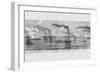 Gunboats Shell Island #10 on the Mississippi-Frank Leslie-Framed Art Print