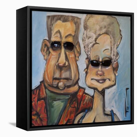 Gundersons Take a Cruise-Tim Nyberg-Framed Stretched Canvas