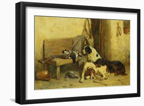 Gundogs with the Days Bag-John Sargent Noble-Framed Giclee Print