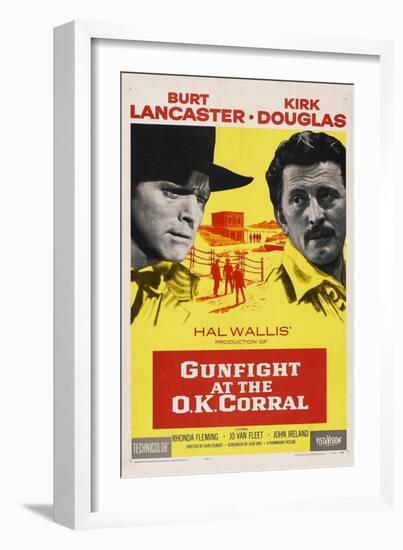 Gunfight At the O. K. Corral, 1957, Directed by John Sturges-null-Framed Giclee Print