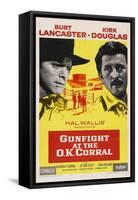 Gunfight At the O. K. Corral, 1957, Directed by John Sturges-null-Framed Stretched Canvas