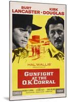 Gunfight At the O. K. Corral, 1957, Directed by John Sturges-null-Mounted Giclee Print