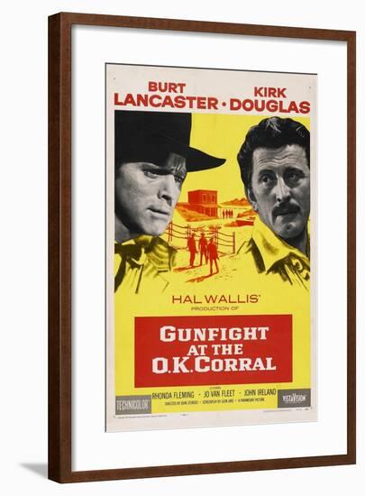 Gunfight At the O. K. Corral, 1957, Directed by John Sturges-null-Framed Giclee Print