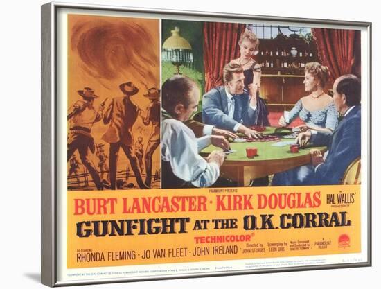 Gunfight at the O.K. Corral, 1963-null-Framed Art Print