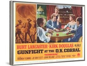 Gunfight at the O.K. Corral, 1963-null-Framed Art Print