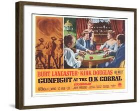 Gunfight at the O.K. Corral, 1963-null-Framed Art Print