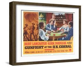 Gunfight at the O.K. Corral, 1963-null-Framed Art Print