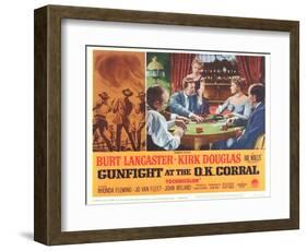 Gunfight at the O.K. Corral, 1963-null-Framed Art Print