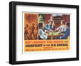 Gunfight at the O.K. Corral, 1963-null-Framed Art Print