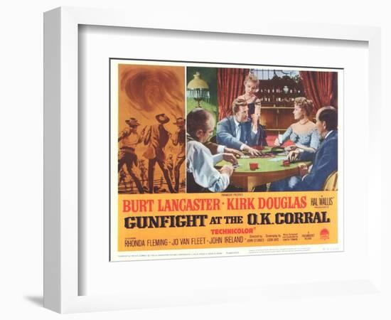 Gunfight at the O.K. Corral, 1963-null-Framed Art Print