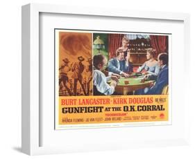 Gunfight at the O.K. Corral, 1963-null-Framed Art Print