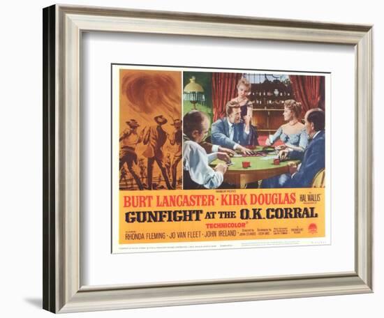 Gunfight at the O.K. Corral, 1963-null-Framed Art Print