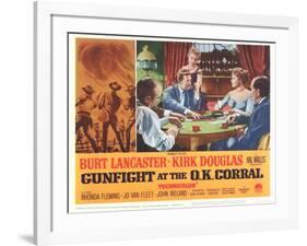 Gunfight at the O.K. Corral, 1963-null-Framed Art Print