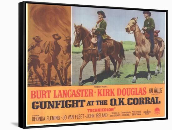 Gunfight at the O.K. Corral, 1963-null-Framed Stretched Canvas