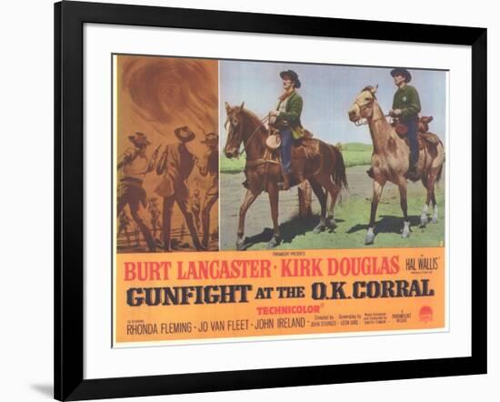 Gunfight at the O.K. Corral, 1963-null-Framed Art Print