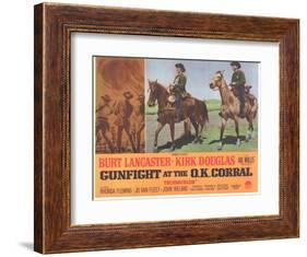 Gunfight at the O.K. Corral, 1963-null-Framed Art Print