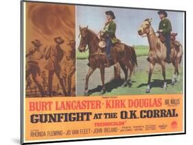 Gunfight at the O.K. Corral, 1963-null-Mounted Art Print