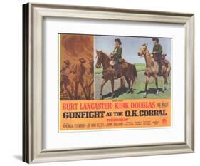 Gunfight at the O.K. Corral, 1963-null-Framed Art Print