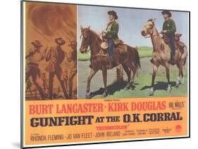 Gunfight at the O.K. Corral, 1963-null-Mounted Art Print