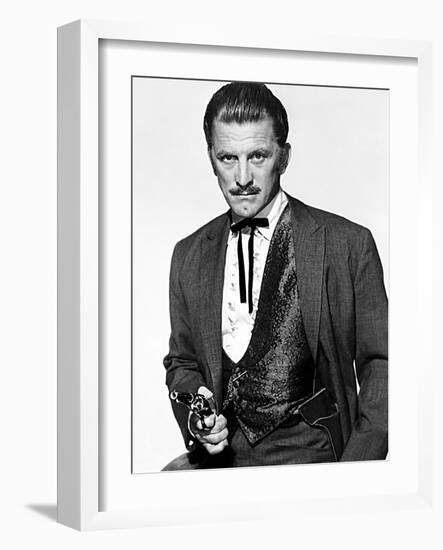 Gunfight at the O.K. Corral, Kirk Douglas, 1957-null-Framed Photo