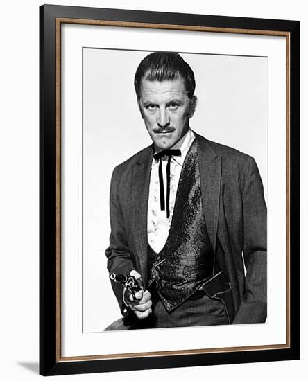 Gunfight at the O.K. Corral, Kirk Douglas, 1957-null-Framed Photo