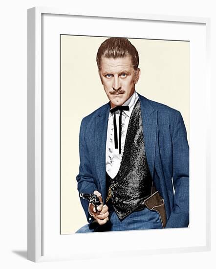 GUNFIGHT AT THE O.K. CORRAL, Kirk Douglas, 1957-null-Framed Photo