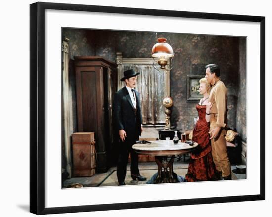 Gunfight At The O.K. Corral, Kirk Douglas, Jo Van Fleet, John Ireland, 1957-null-Framed Photo