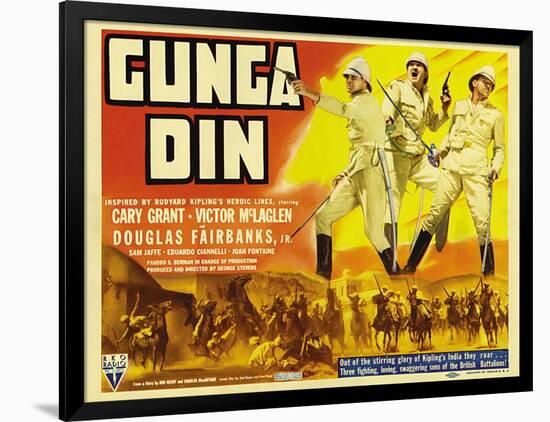 Gunga Din, 1939-null-Framed Art Print