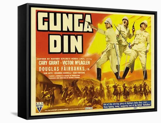 Gunga Din, 1939-null-Framed Stretched Canvas