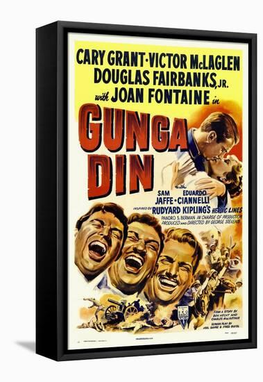 Gunga Din, 1939-null-Framed Stretched Canvas