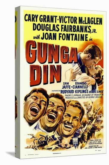 Gunga Din, 1939-null-Stretched Canvas