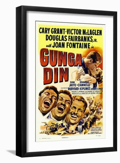 Gunga Din, 1939-null-Framed Giclee Print